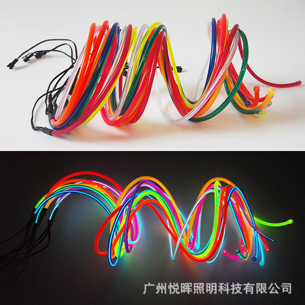 El luminoso luz 3,2mm fluorescente verde brillante etapa rendimiento partido fluorescente Stickman material de baile fluorescente