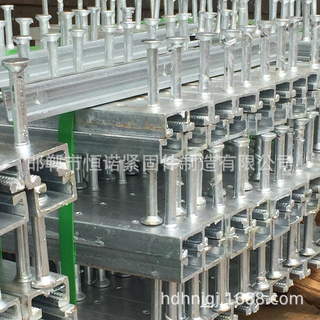 53*34*4带齿哈芬槽 燕尾槽式预埋件 斜齿预埋槽钢 厂家供应