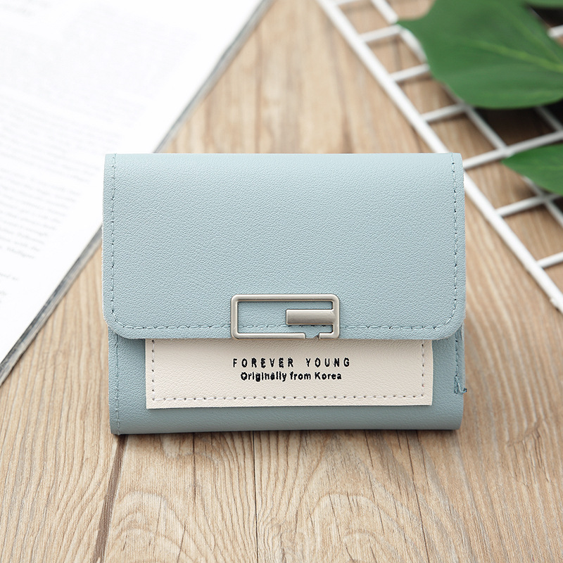 Korean Contrast Color Small Wallet display picture 30