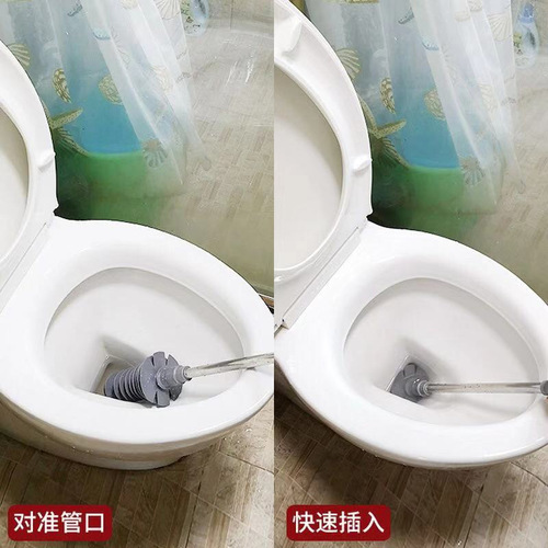 Amazon toilet unclogger to clear toilet and kitchen sewer pipes blocked urinal manual unclog tool