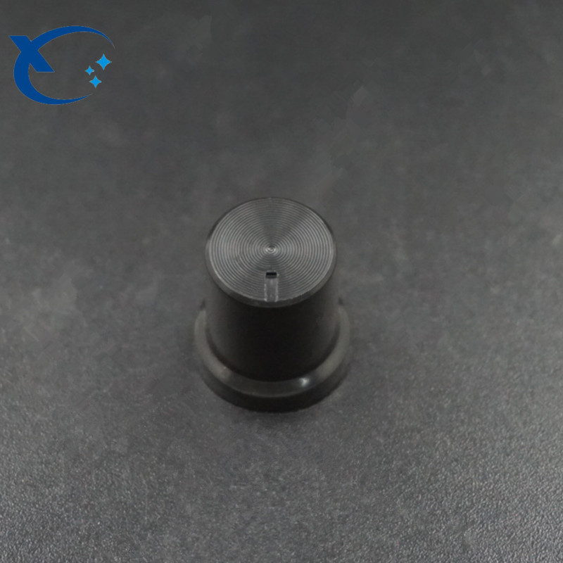 塑料光身旋钮 电位器旋钮148 097孔径6MM 塑料帽子15x16黑色