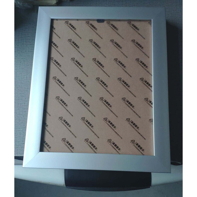 Ps Foam A4 Silver Photo Frame A3 A4 Business Plastic Certificate Frame Size Can Print with Logo Photos