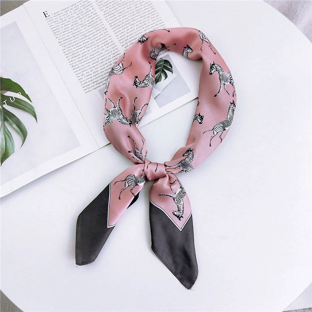 Universal demi-season scarf, thin neckerchief