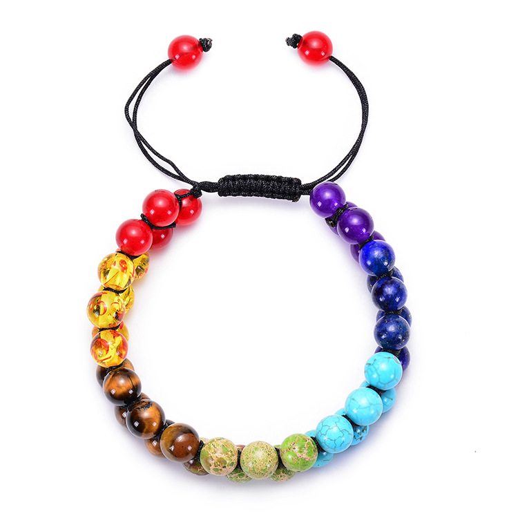 Fashion Colorful Natural Stone Beaded Bracelets display picture 3