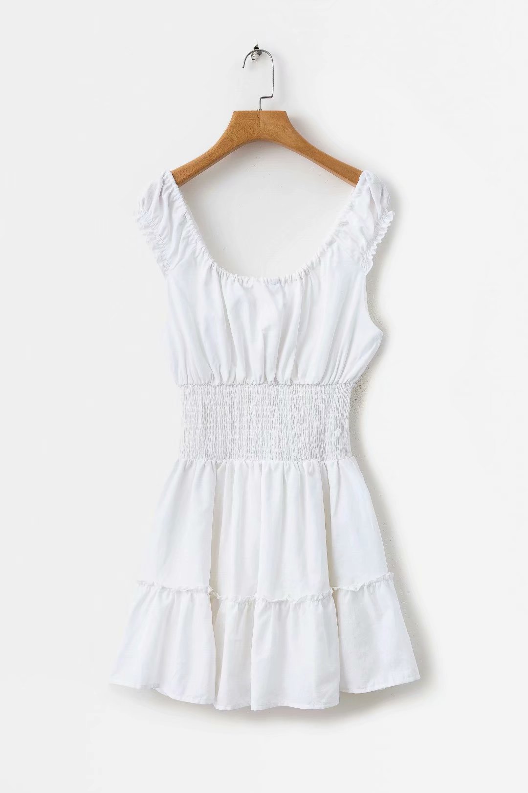 Polyester Fashionskirt(White-S) NHDS0699-White-S