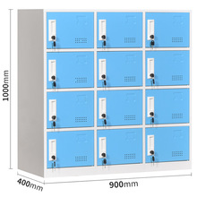 彩色更衣柜铁皮柜多门员工衣柜带锁储物柜存包柜健身房换衣柜鞋柜