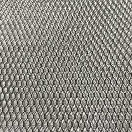 三明治网布摩托车坐垫套面料3d镂空透气网格高强度厚网眼布料黑色