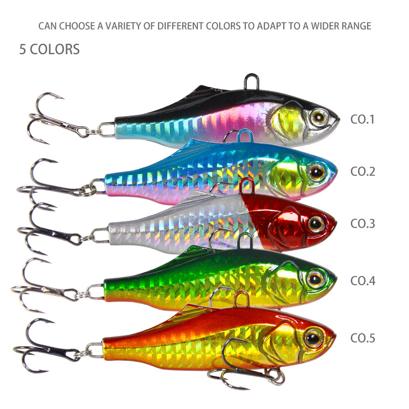 Sinking Metal Blade Baits  Deep Diving Minnow Lures Fresh Water Bass Swimbait Tackle Gear