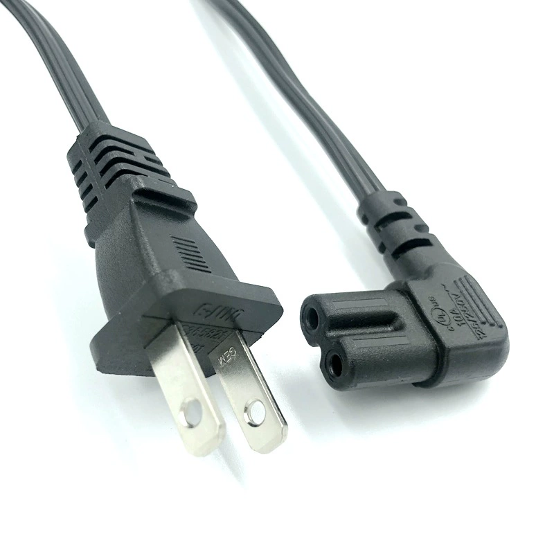 Американский стандарт UL8 суффикс кабель питания SPT-2 18AWG C7 до C8 2-жильный кабель удлинитель мужское и женское соединение на восемь символов