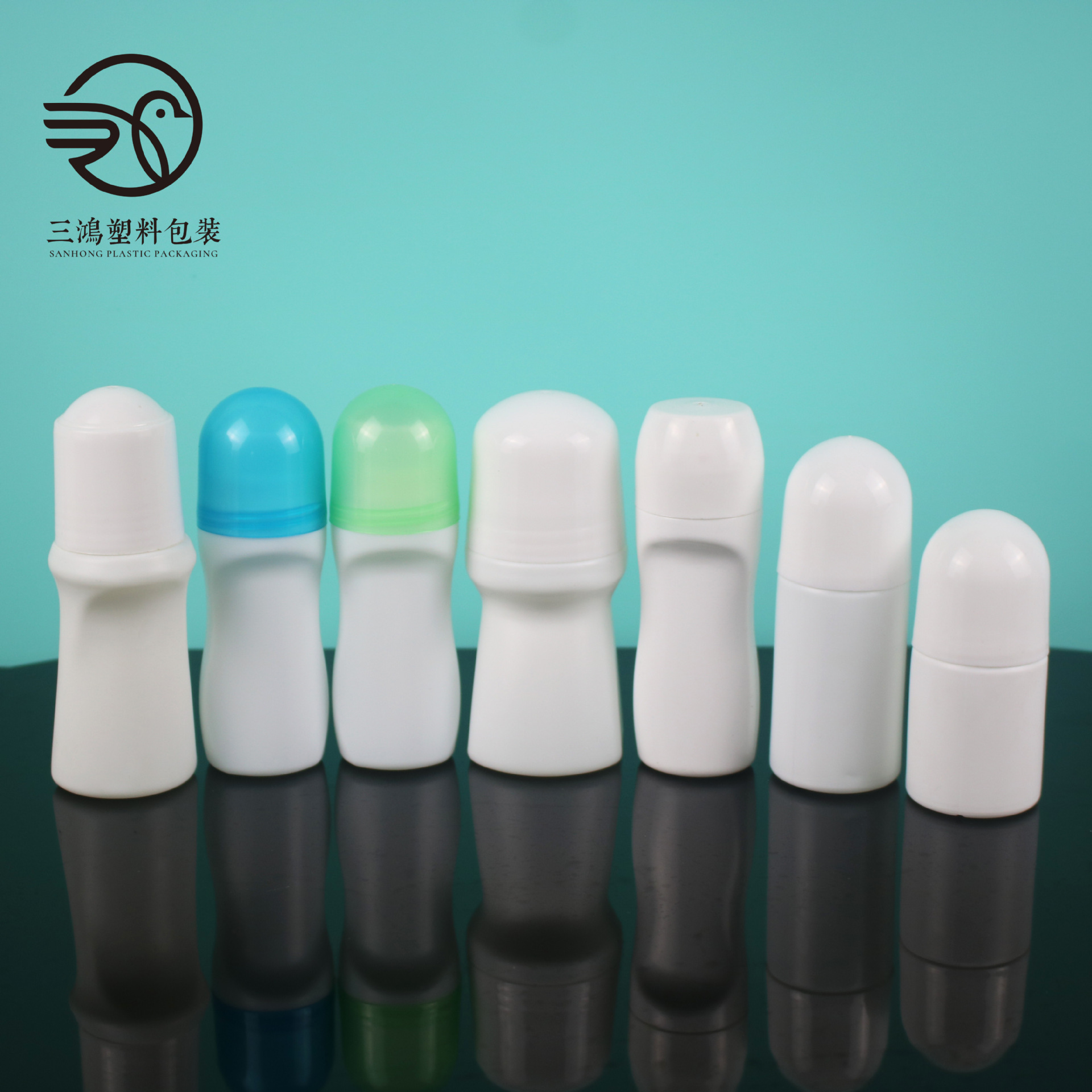 30ml_50ml_60ml_80ml塑料滚珠瓶 PE走珠瓶 香体露瓶 止汗露瓶