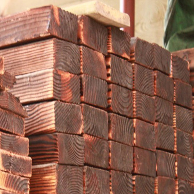 室外陽台花旗松碳化木 抗彎碳化花旗松木板 廠家供應碳化裝修板材