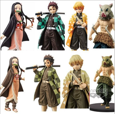 Костюм для фигурки из аниме «Убийца демонов: Клинок, рассекающий демонов»: Камадо Танджиро, Камадо Незуко, Хашибира Иноске