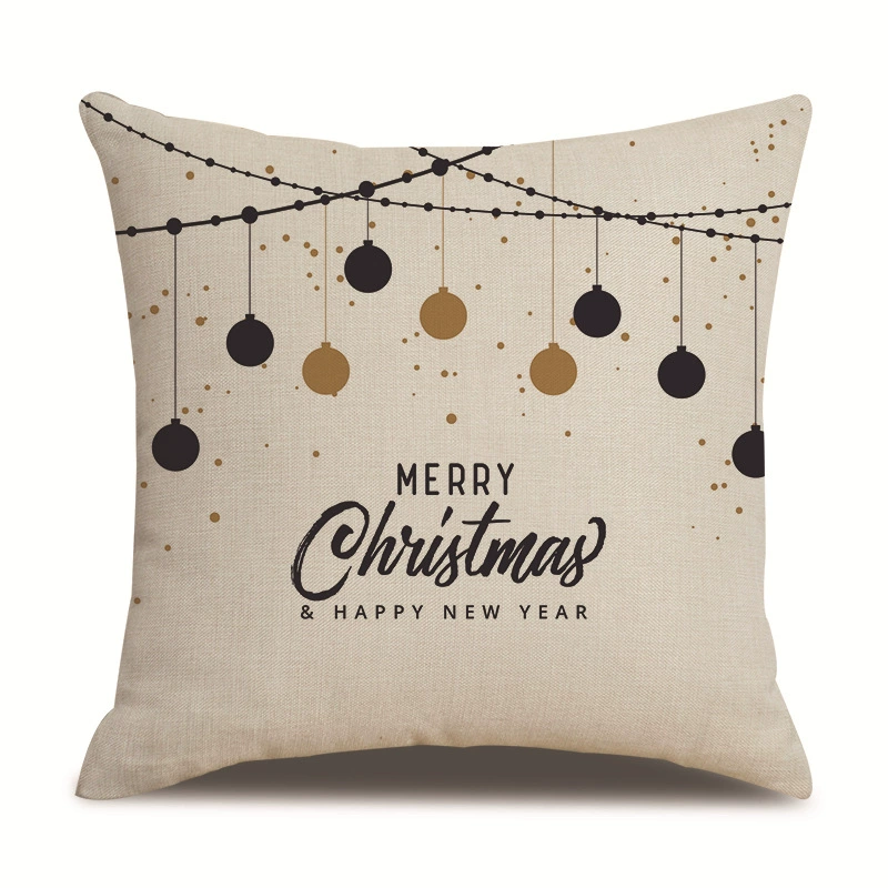 Christmas pillow, pillowcase, sofa for bed