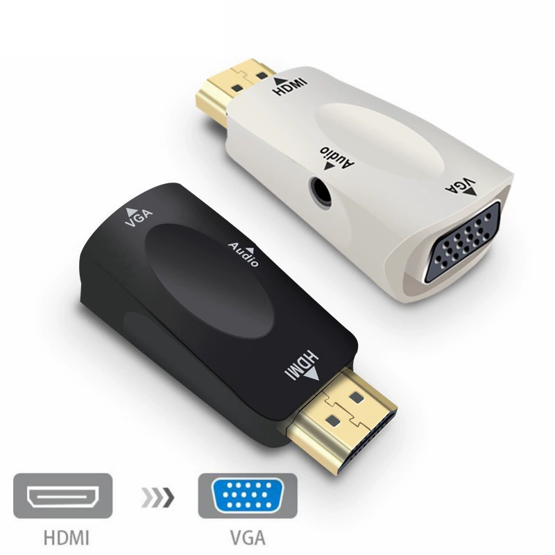 HDMI на VGA переходник с аудио 1080p HDMI на VGA с аудио передача