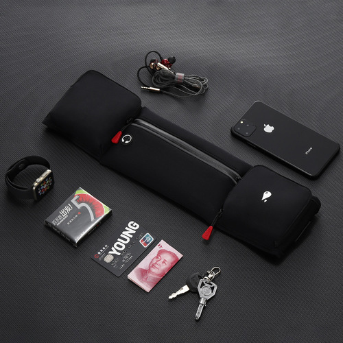 Manufacturer cross-border direct sales outdoor large water bottle sports waist bag fitness running waist bag waterproof sports mobile phone waist bag