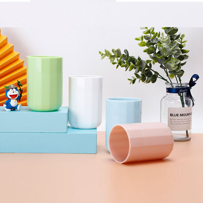 thickening Wheat Straw Cylindrical Brush teeth glass lovers toothbrush Cups travel Wash cup customized