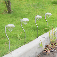 跨境太阳能钻石灯led草坪灯户外防雨庭院灯草地灯景观路灯