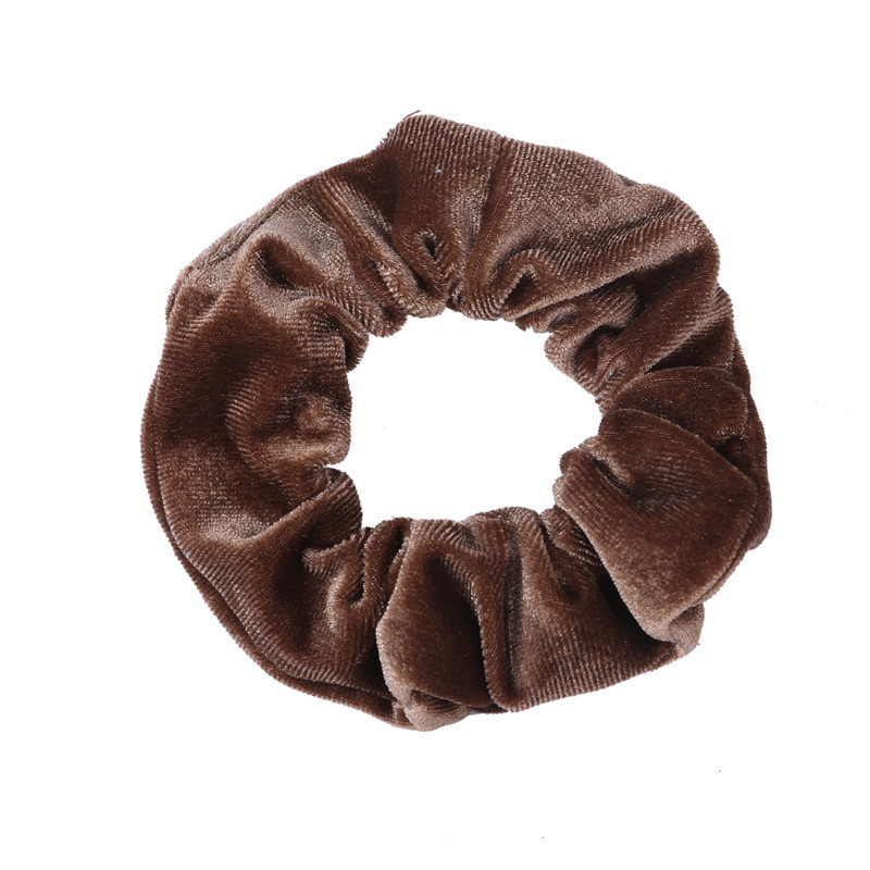 Korean Velvet Gold Velvet Large Intestine Hair Ring Head Flower Wholesale display picture 12