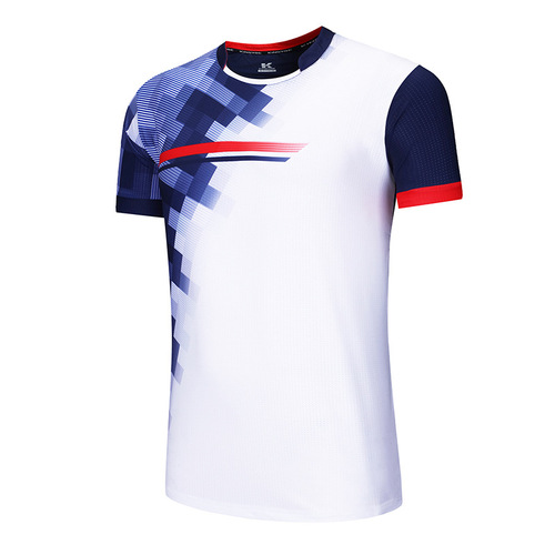 Brand Same Style Badminton Clothes Men's Quick-Dry Set Summer Breathable Short-Sleeve T-Shirt and Shorts Volleyball Uniform One Piece Dropshipping