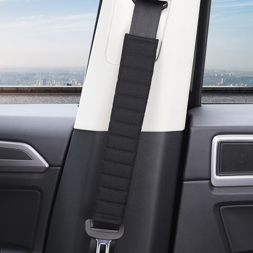 Car seatbelt shoulder cover pair installation car interior decoration set extended safety belt cover universal for men