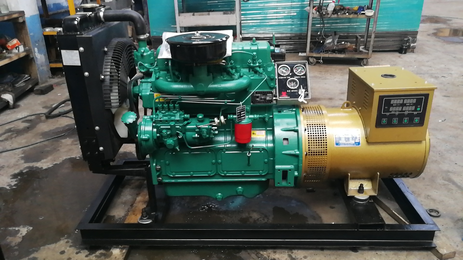 30KW发电机组 K4100D发动机 无刷电机数显仪表