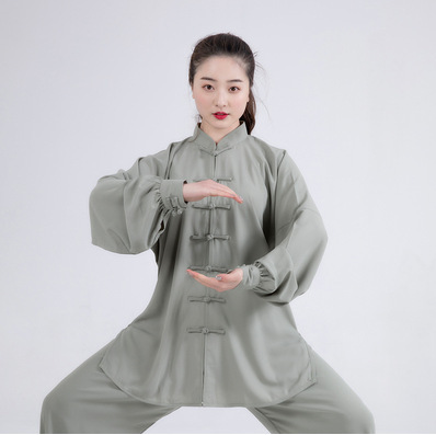 Tai chi clothing kung fu uniforms long and short sleeves cotton plus martial arts suit
