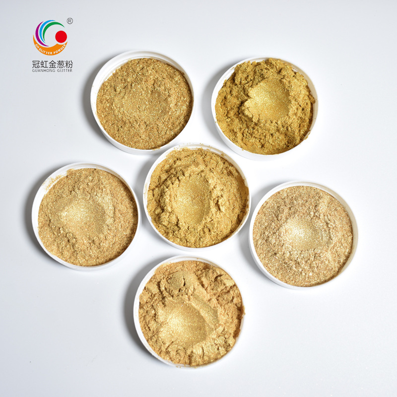 Golden diverse pearl powder solar-powered