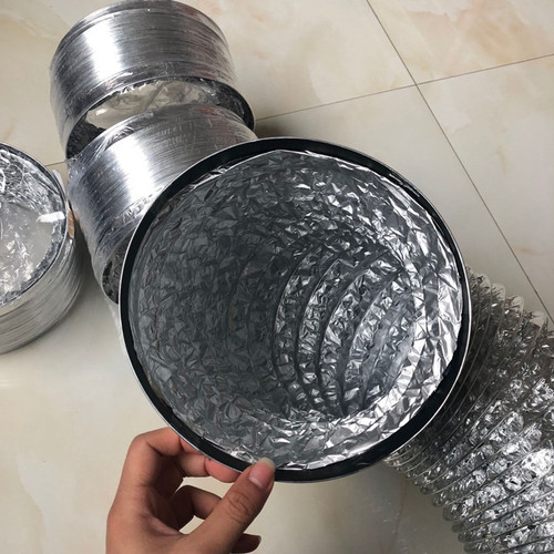 Kitchen range hood exhaust pipe aluminum foil exhaust pipe telescopic steel wire hose tinfoil pipe range hood accessories 160