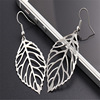 Fashionable metal earrings, European style, simple and elegant design