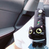 Cute black transport, neck pillow, decorations, cat, with neck protection