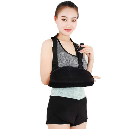 Manufacturer wholesale Hong Kong-style forearm suspension bandage, mesh breathable adjustable adult and children's arm fracture bandage