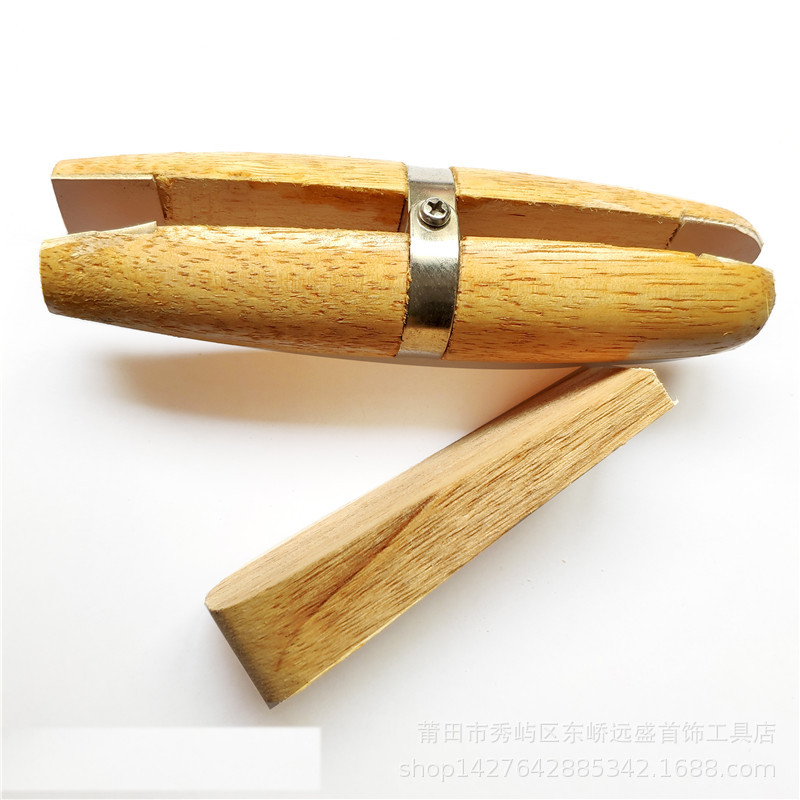 TSK anillo de madera anillo de clip accesorio dedo clip de madera joyería clip de fijación Herramienta de procesamiento de joyas