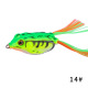 Lifelike Frog Lures 10 colors Soft Plastic Frog Lures  Fresh Water Bass Swimbait Tackle Gear