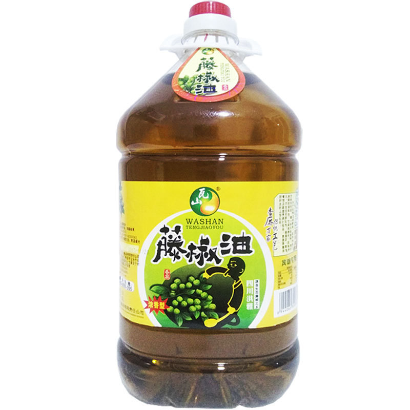 四川洪雅瓦山餐饮大桶装青花椒油藤椒油5L升包邮