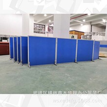 常州厂家直销移动折叠屏风活动隔断隔墙带滑轮可折叠推拉简约现代