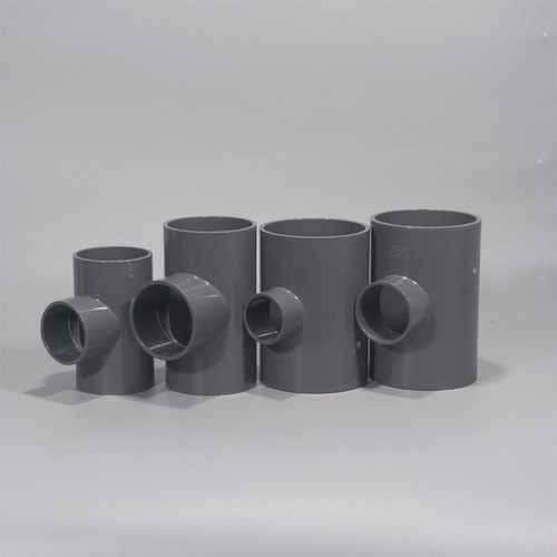 Manufacturer wholesale PVC 125-200 size reducer tee water supply plastic fitting adapter