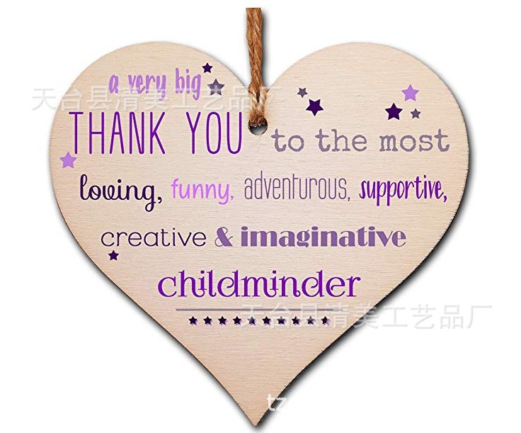 40 estilos nuevo 100mm amor madera chip colgante 1 Pack