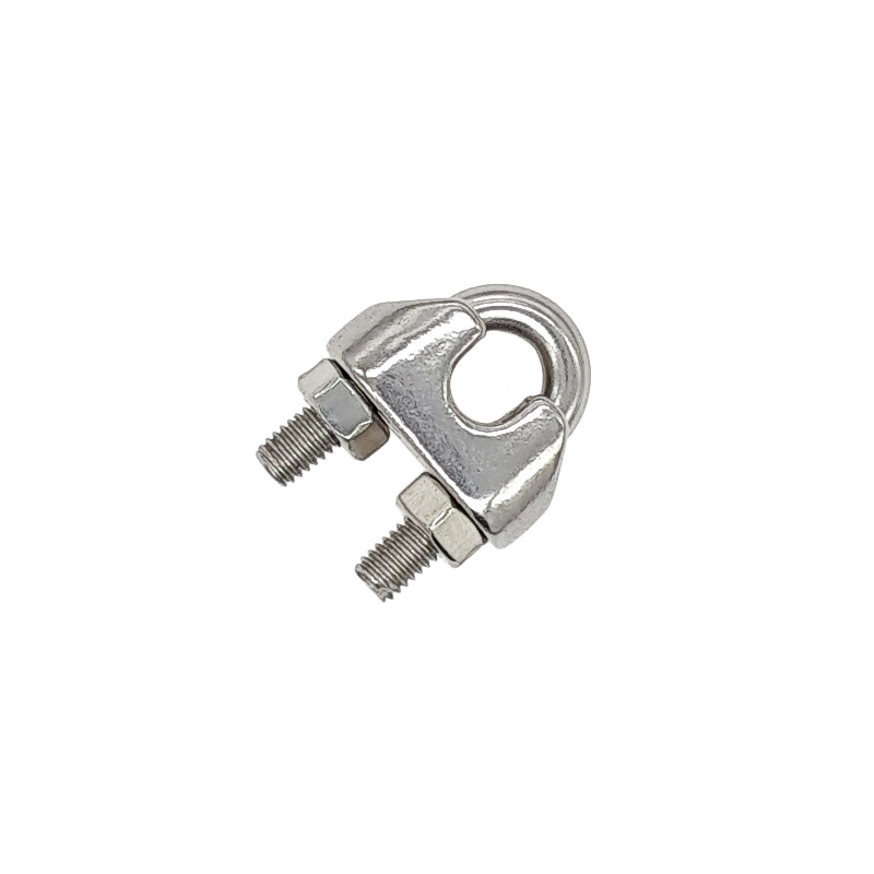 不锈钢索具 钢丝绳夹头 配件 卡头索具 钢丝绳卡扣 五金配件批发