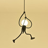 Scandinavian retro creative ceiling lamp, coffee modern clothing for living room, wholesale