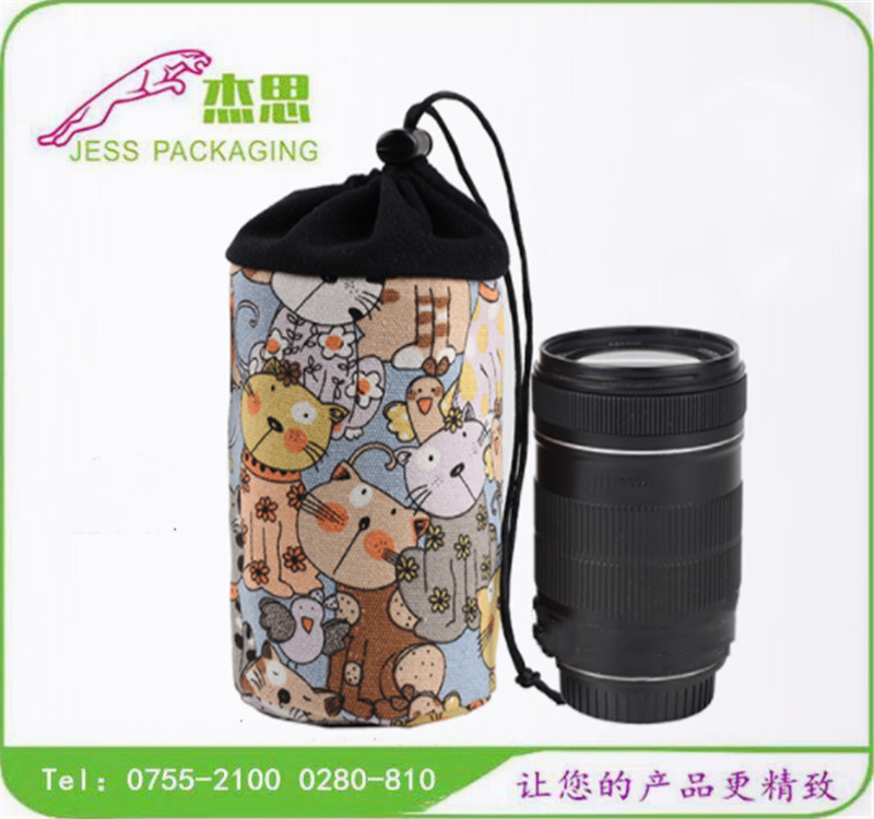 设计新款帆布照相机保护套印花音响包 照相机收纳包量大从优