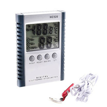 HC520電子溫濕度計室內外環境溫濕度表數顯溫濕度計外置溫度探頭