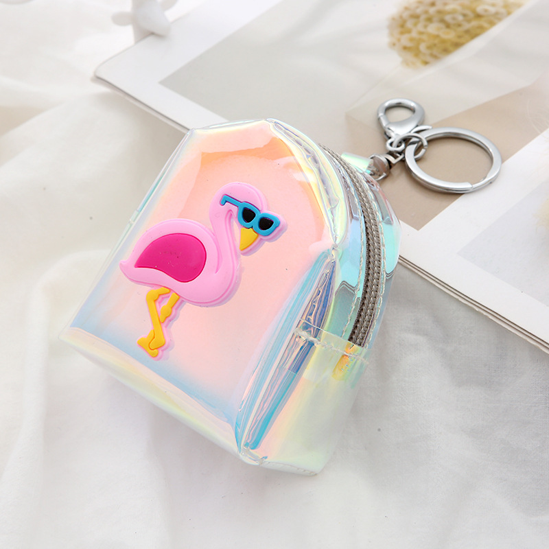 Hot Selling Creative Cartoon Alpaca Wallet Ladies Pvc Laser Coin Purse  Wholesale display picture 5