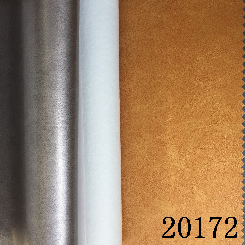 现货批发高厚度半PU科技布透气革家用软硬包背景墙装饰皮革箱包革