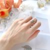 One size fashionable ring, Japanese and Korean, simple and elegant design, internet celebrity, on index finger, wholesale