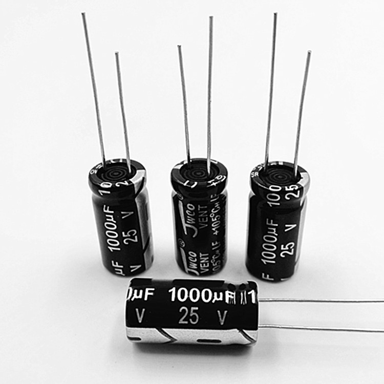 jwco金维诚 标准品环保105℃宽温1000UF25V 铝电解电容器生产厂家