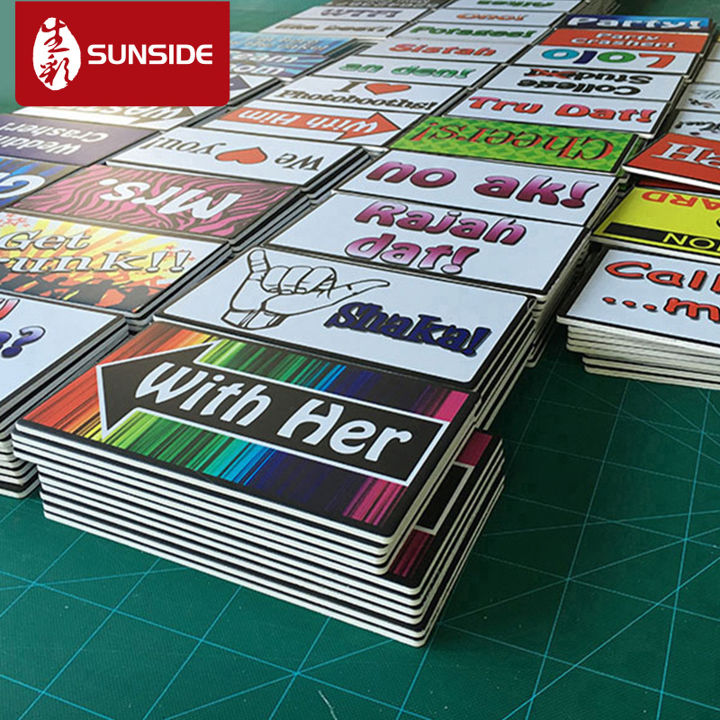 厂家供应喷绘写真 雪弗板印刷 雪佛板写真雕刻 商场活动人形立牌