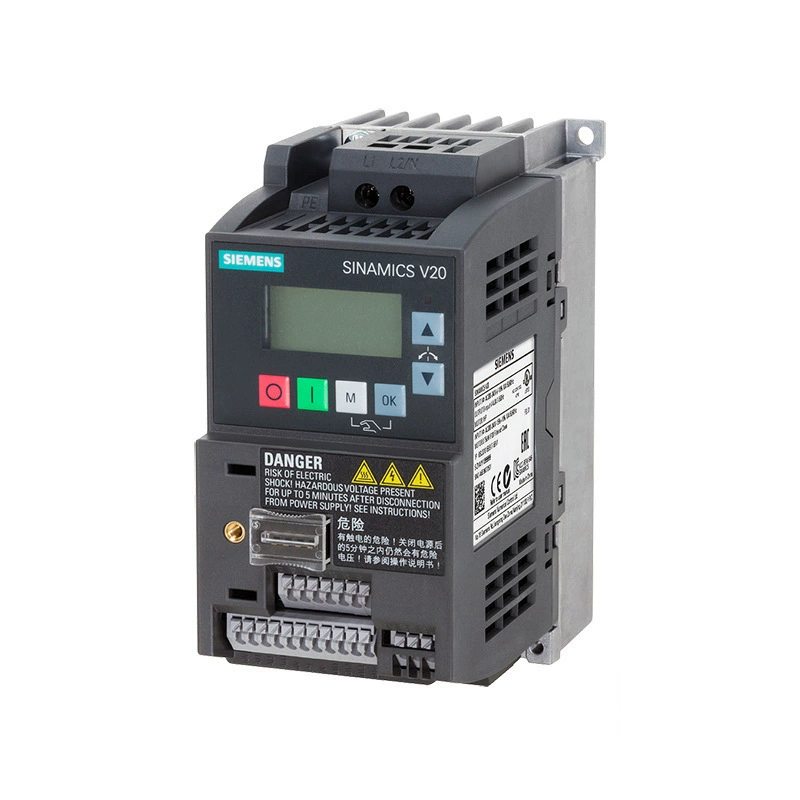 Инвертор Siemens V20 0.75kW 1ф 220V Интегрированный фильтр C1 6SL3210-5BB17-5BV1