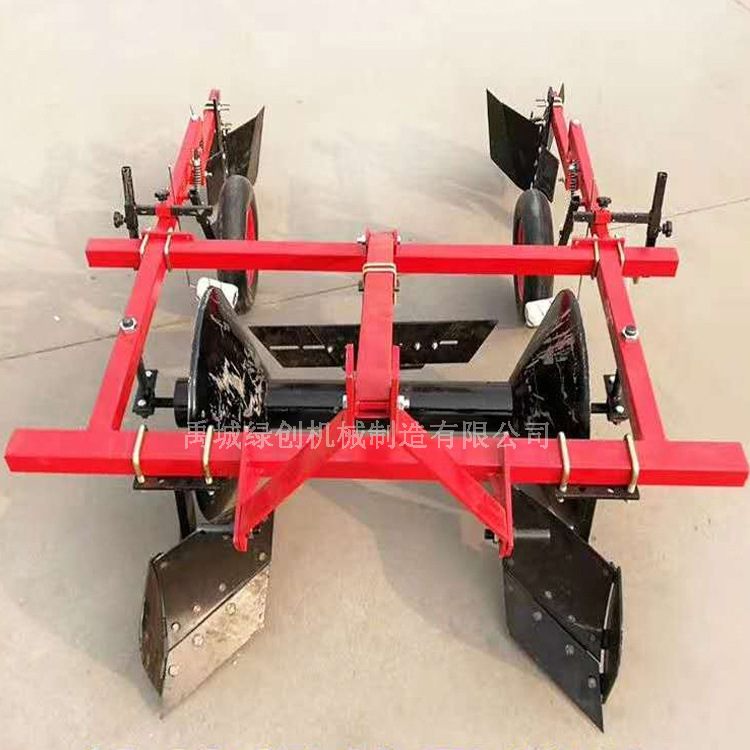 农用起垄覆膜一体机四轮拖拉机后置农作物滴灌耕地起垄机