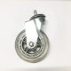 4 inch universal wheel screw rod M10 promotional float wheel shelf folding table and chair casters 4 inch universal wheel with brake