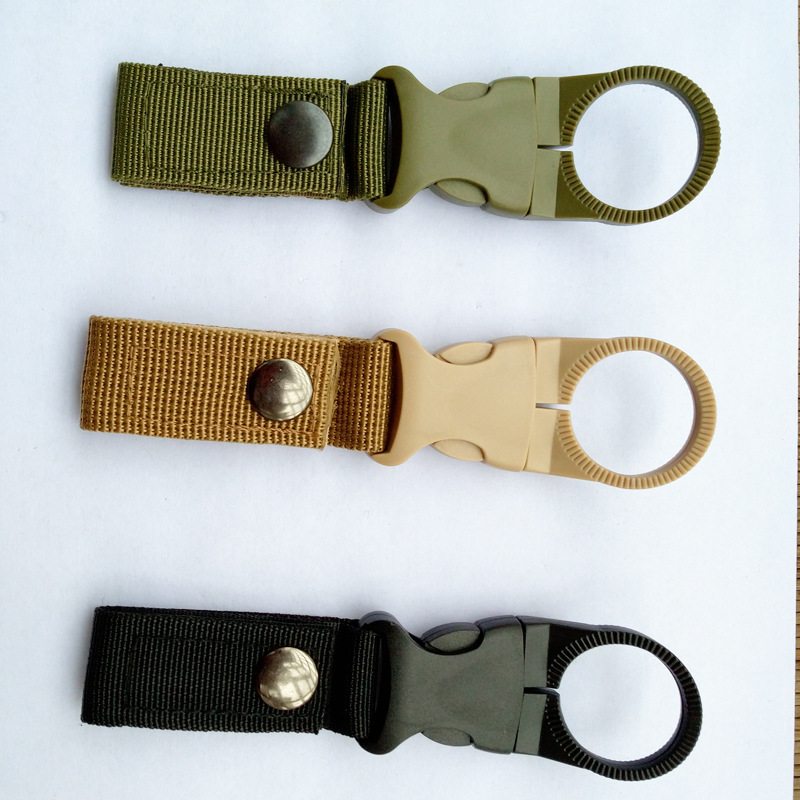 Nylon webbing mineral water bottle buckle outdoor backpack buckle…